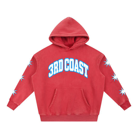 3RD COAST RED HOODIE